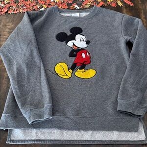 Disney Gray Mickey Mouse Sweatshirt